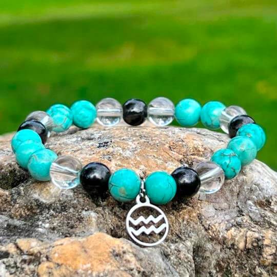 Minerální náramek VODNÁŘ